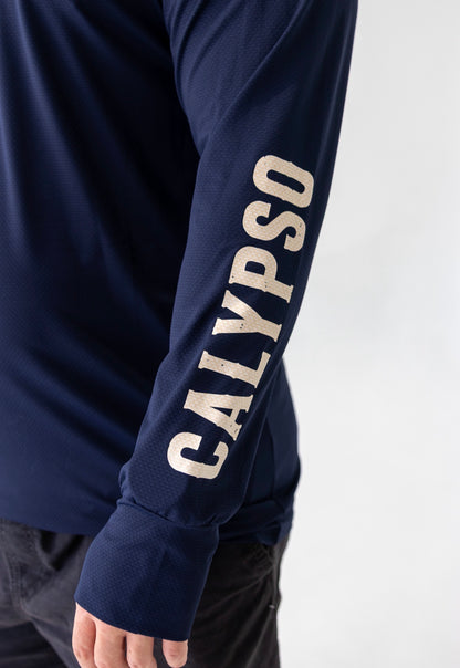 Calypso Crew ‘Skull & Cross Gaff’ Hooded Fishing Shirt