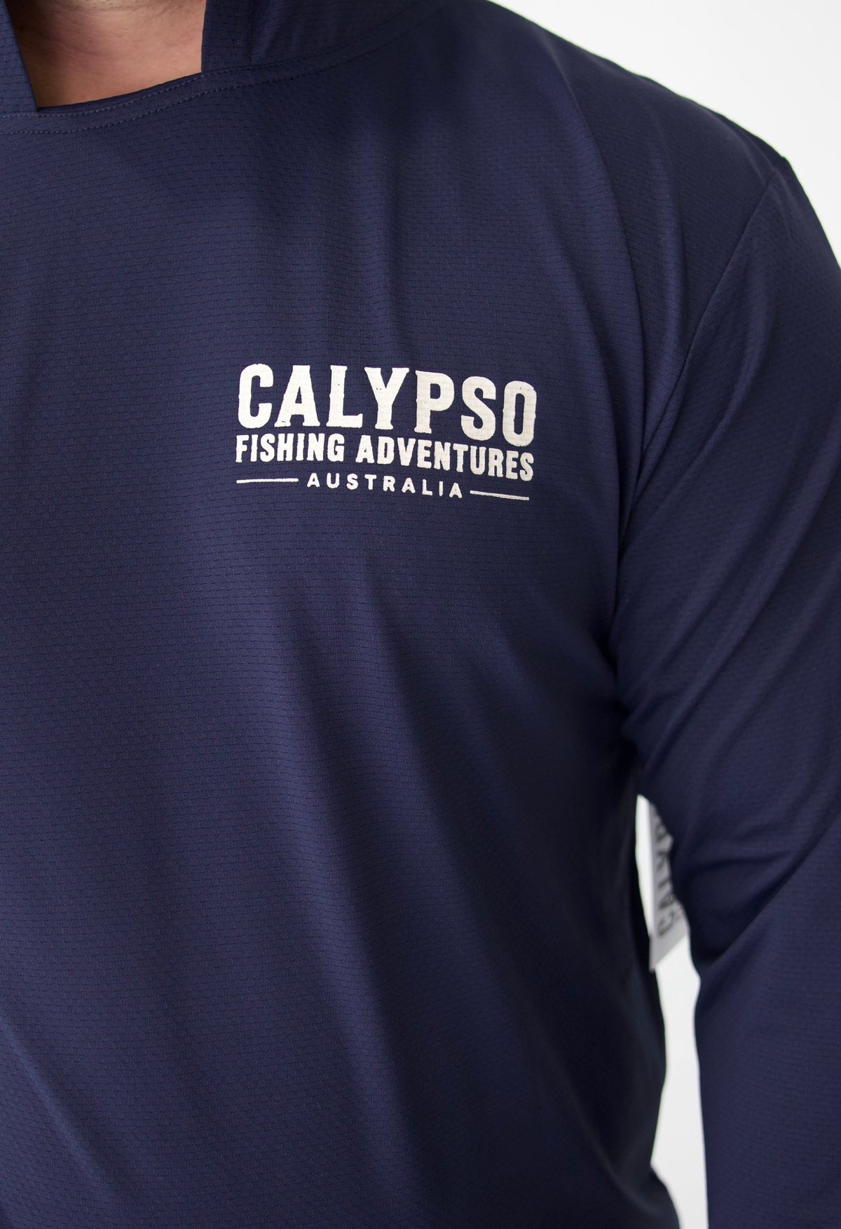 Calypso Crew ‘Skull & Cross Gaff’ Hooded Fishing Shirt